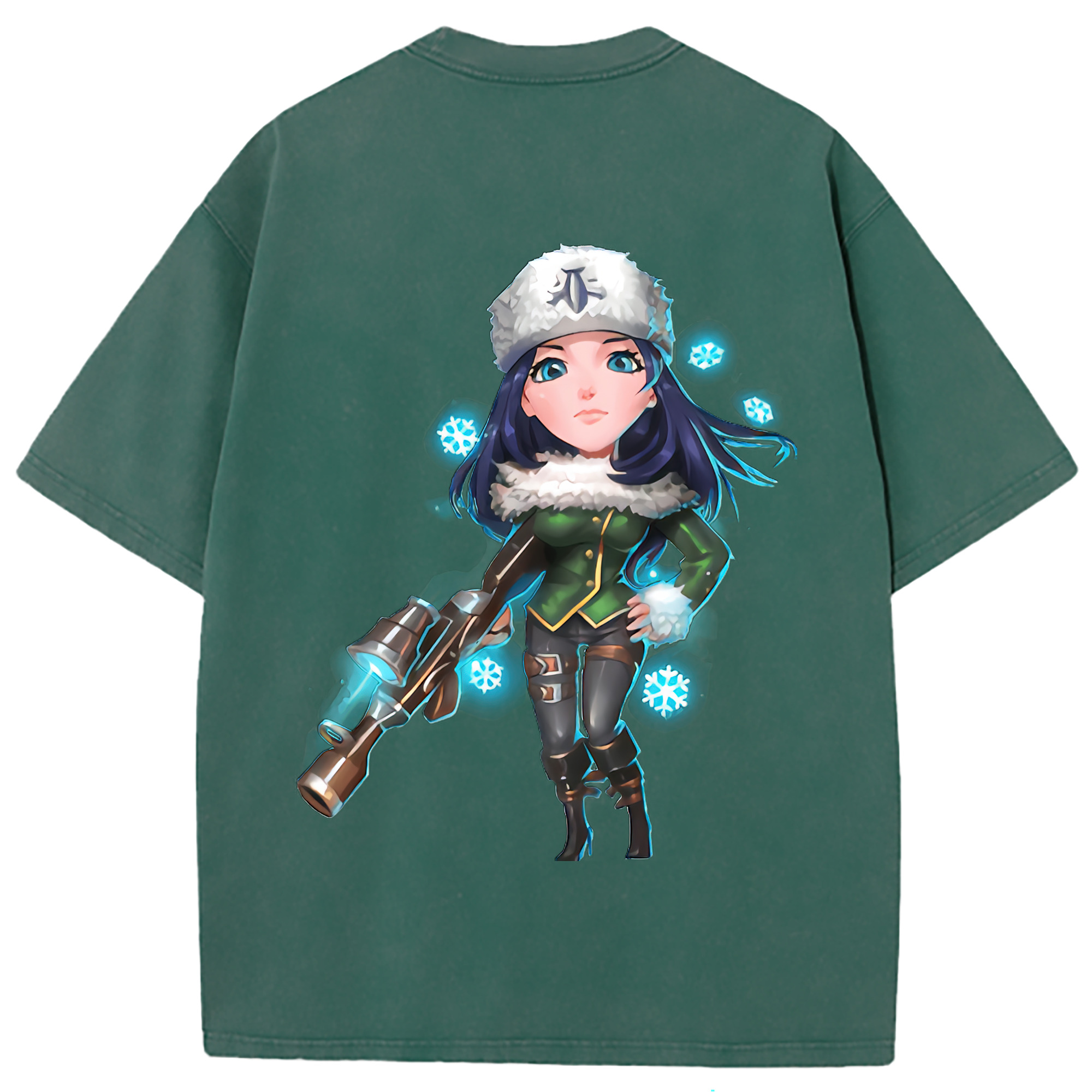 （画像用） リーグ・オブ・レジェンド League of Legends LOL 綿100% ヴィンテージ風 半袖Tシャツ（背面プリント）